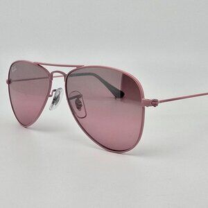 *SOLD* Ray-Ban Jr. RJ9506S 211/7E Pink Frame Pink Silver Mirror Lens Sunglasses